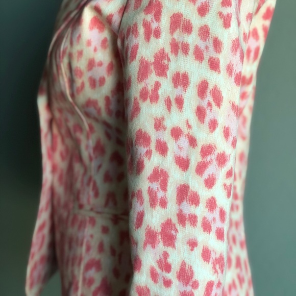 MOSCHINO jeans pink leopard blazer - Picture 5 of 11